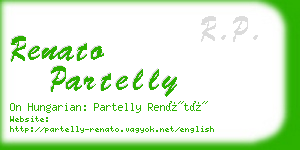 renato partelly business card